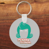 Porte-clés Oompa Loompa Graphique de cheveux (Recto)