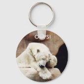 Porte-clés OOPS - Ours Soufflé (Recto)