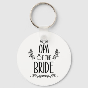 Porte-clés Opa De La Famille Mariage Mariage Mariage Marié