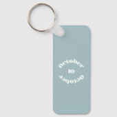 Porte-clés Opal Birthstone - Porte - clé d'octobre (Recto)