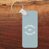 Porte-clés Opal Birthstone - Porte - clé d'octobre (Recto)