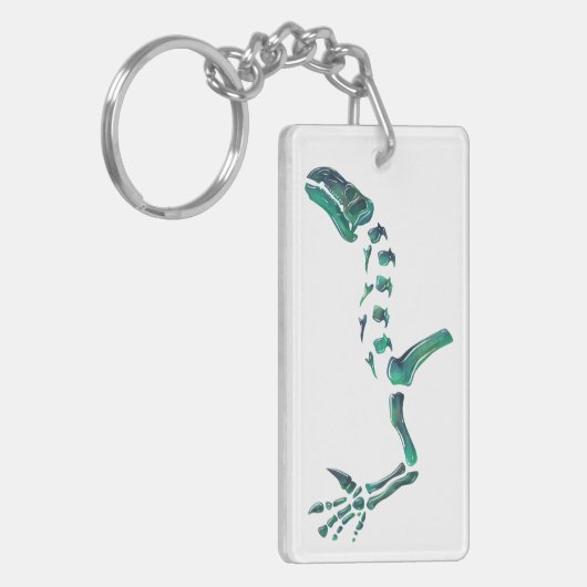 Porte-clés Opal Iguanodon Dinosaur (Devant gauche)