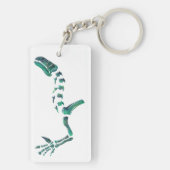 Porte-clés Opal Iguanodon Dinosaur (Dos)