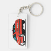 Porte-clés Opel Calibra rouge (Dos)