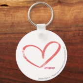 Porte-clés OpenHeart LtPink (Recto)