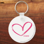 Porte-clés OpenHeart Magenta (Recto)