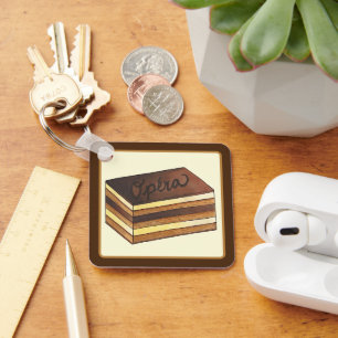 Porte-clés Opéra Cake Pâtisserie Pâtisserie française Dessert