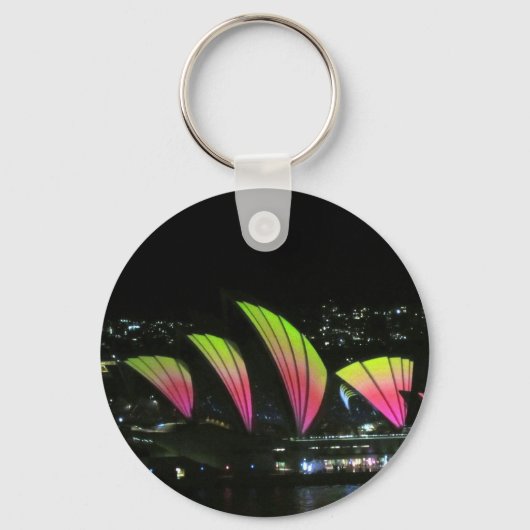 Porte-clés opéra de sydney vivid (Recto)