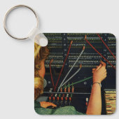 Porte-clés Opérateur de tableau de bord téléphonique, entrepr (Recto)