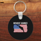 Porte-clés Opération Jet Stealth B-2 Midnight Hammer Drapeau (Recto)