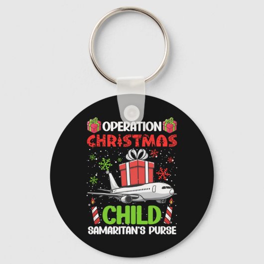 Porte-clés Opération Noël Enfant Smaritan's Purse Funny F (Recto)