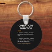 Porte-clés Operations Director Profession Funny Dictionary De (Recto)
