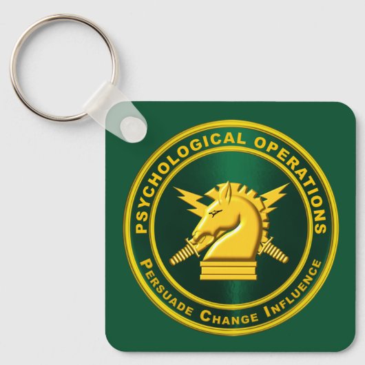 Porte-clés Opérations psychologiques PSYOPS (Recto)