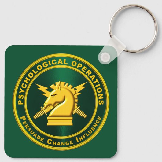 Porte-clés Opérations psychologiques PSYOPS (Dos)