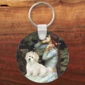 Porte-clés Ophelia assise - Coton de Tulear 7 (Recto)