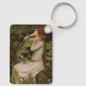 Porte-clés Ophélie par l'étang par John William Waterhouse (Verso)