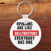Porte-clés Opinions et Bellyboutons (Recto)
