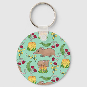 Porte-clés Opossum miel