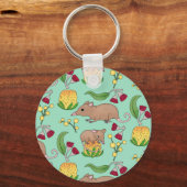 Porte-clés Opossum miel (Recto)