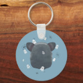 Porte-clés opossum mort à l'intérieur, fantôme eff (Verso)