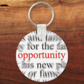 Porte-clés Opportunité (Recto)