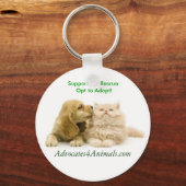 Porte-clés Opter pour l'adoption - PORTE - CLÉ (Recto)