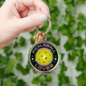 Porte-clés Options de l'amant 1 de Pickleball (Main)