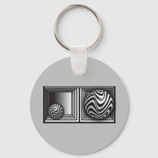 Porte-clés Optique via Porte - clé de formes (Recto)