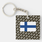 PORTE-CLÉS OR FINLANDAIS (Devant)
