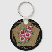 Porte-clés Or Hibiscus (Recto)