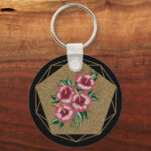 Porte-clés Or Hibiscus (Recto)