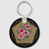 Porte-clés Or Hibiscus (Verso)
