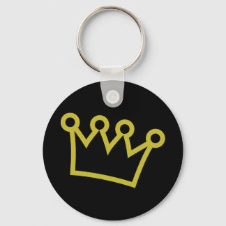 Porte-clés or roi couronne deluxe