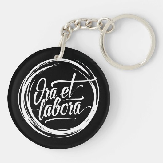 Porte-clés Ora et labora (Dos)