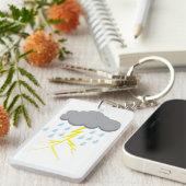 Porte-clés Orage et foudre (Devant droit)