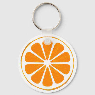 Porte-clés orange.