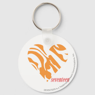 Porte-clés Orange 2 de zèbre