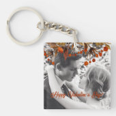 Porte-clés Orange Brown Folithe Valentine Ajouter Votre Propr (Devant)