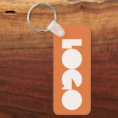 Porte-clés Orange Business Logo QR Code, Entreprise Horizonta (Recto)