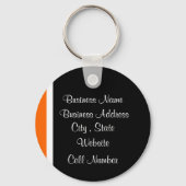 Porte-clés Orange Butterly (Verso)