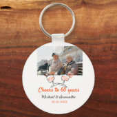 Porte-clés Orange célèbre 60 ans de mariage (Verso)