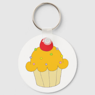Porte-clés Orange Cupcake