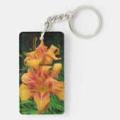 Porte-clés Orange Daylily Blooms (Dos)