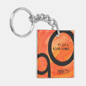 Porte-clés Orange Décennie 90e anniversaire (Devant gauche)