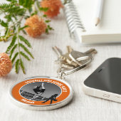 Porte-clés Orange Drill Team Photo High School Dancer (Côté)