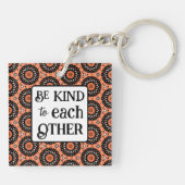 Porte-clés Orange et noir BE (Dos)