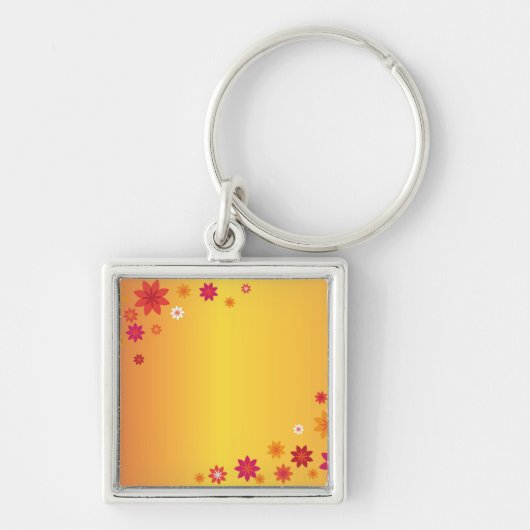 Porte-clés Orange Flowers (Devant)