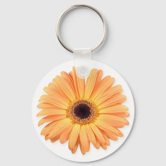 Porte-clés Orange Gerbera Porte - clé (Recto)