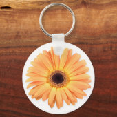 Porte-clés Orange Gerbera Porte - clé (Recto)