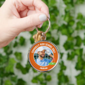 Porte-clés Orange Golfer Photo High School Golf Team (Main)